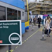 Rail replacement buses will be used on the May Bank Holiday