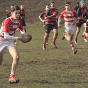 One of Hurstpierpoint College's rugby players.