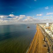 Brighton's West Pier from the air.  Picture: Matt Dugard