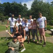 Leaders agents take up gardening to support Chestnut Tree House