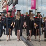 A previous Sussex University graduation ceremony at the Brighton Centre
