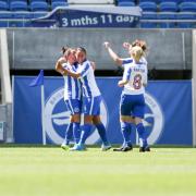 Albion women are celebrating tier one status. Picture: Geoff Penn