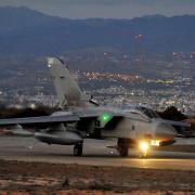 File photo dated 03/12/15 of an RAF Tornado GR4 landing at RAF Akrotiri in Cyprus, which could be deployed against Syria following signs Prime Minister Theresa May is preparing to join US-led air strikes against the regime of President Bashar Assad.