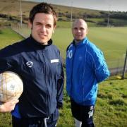 Teacher Luke Hampton and ex-Albion captain Charlie Oatway