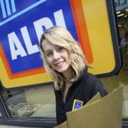 POPULAR: Aldi's latest store in London Road, Brighton, was besieged yesterday morning