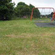 Current play equipment in a state of disrepair