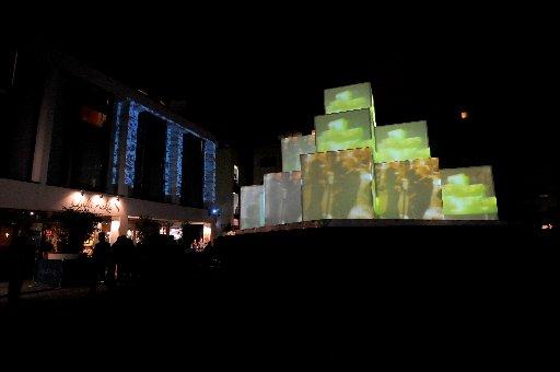 Brighton's fourth White Night festival saw thousands of people fill the streets to enjoy free artistic events
