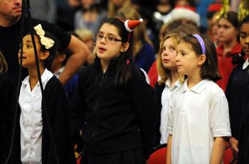 Pupils from 38 primary schools across Brighton and Hove performed a massed carol concert at the Brighton Centre on December 1, 2011