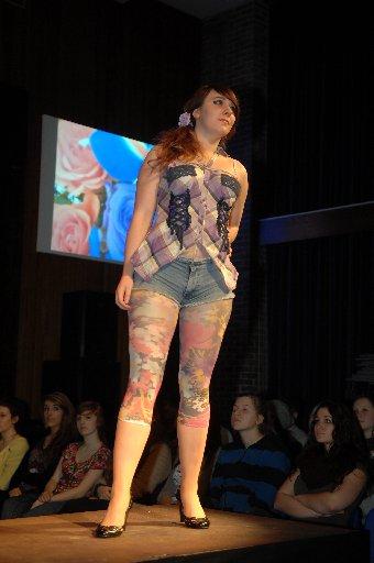 City College Brighton and Hove fashion diploma students created new clothes from charity shop 
