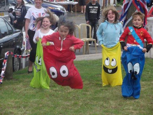 Fun and games at the Diamond Jubilee street party in North Close, Portslade