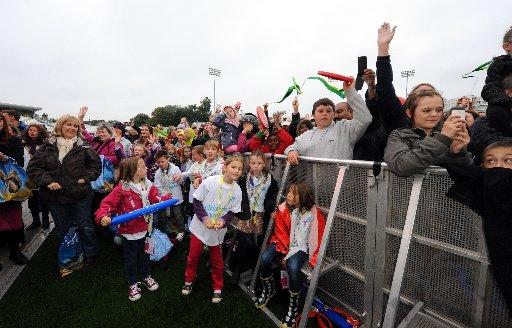 Pictures from the Olympic Torch Relay celebrations in Hove and Hastings. 
