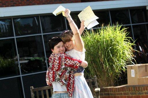 Students from schools across Brighton and Hove, East and West Sussex celebrated picking up their GCSE results