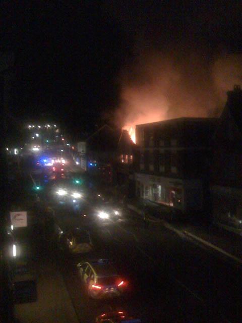 Uckfield High Street fire
