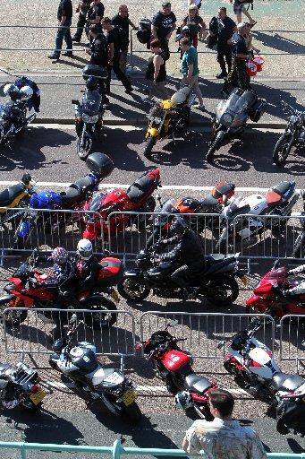 Thousands of bikers descend on Brighton every year for the annual Ace Café Reunion
