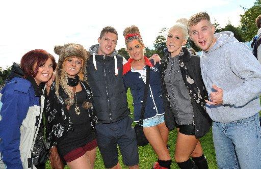 THOUSANDS of fans headed to Stanmer Park in Brighton for the last music festival of the summer.
Shakedown 2012 attracted fans of pop and dance music as Dizzee Rascal, Katy B and Professor Green among others performed. The festival doubled its attendance 