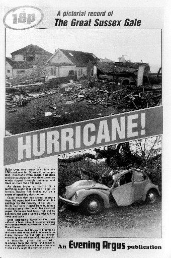 The Brighton Evening Argus Great Gale of 1987 supplement