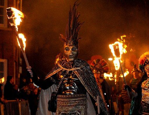 Thousands of people enjoyed the traditional bonfire night celebrations in Lewes