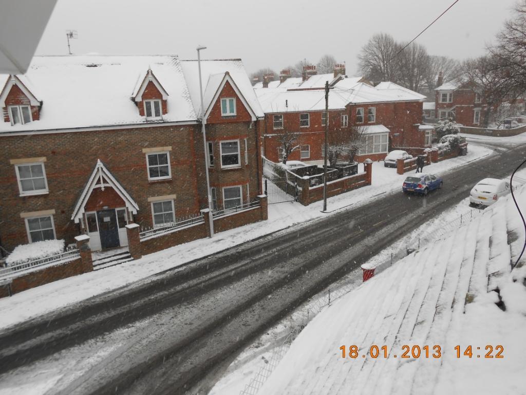 Reader's pic sent in by Alessandro Giannotti in Worthing.
Send us your snow photos by emailing them to news@theargus.co.uk or text them by texting SUPIC to 80360