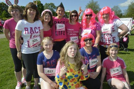 A sea of pink descended upon Horsham Park to take on the fight to battle cancer in the 2013 Horsham Race for Life.