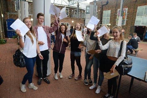 GCSE results day 2013