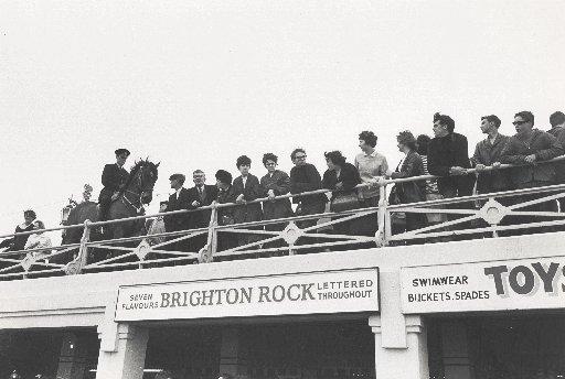 Mods and rockers on Brighton Seafront during May 1964
