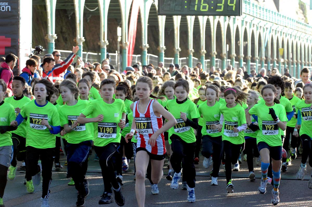 Brighton Half Marathon Mini Mile, 2014