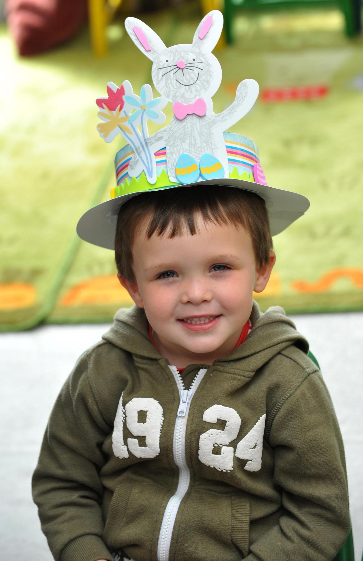 Easter bonnets at Dolphins Pre-School in Hove