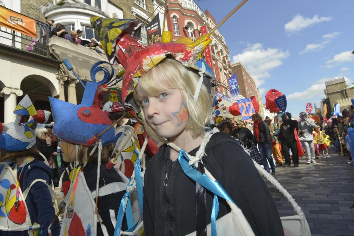 The Children's Parade kicked off this year's Brighton Festival in style