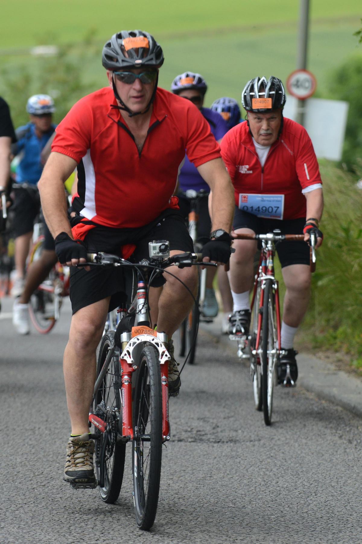 TENS of thousands of cyclists streamed across the South Downs this weekend as they took on a 54-mile charity cycle challenge.
Now in its 39th year, The London to Brighton Bike Ride is the oldest and largest charity ride in Europe – having raised £60 m
