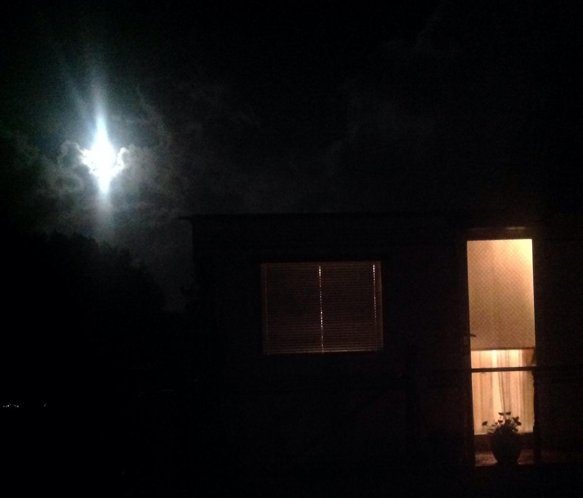 Colin Woodley took this picture of the supermoon over Three Ponds Holiday Park.