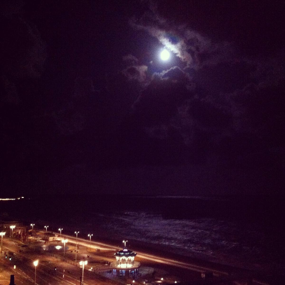 Kate sent us this picture of the supermoon over Brighton seafront.