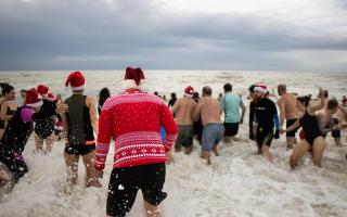 The Christmas Day swims at Brighton have been going on since 1860