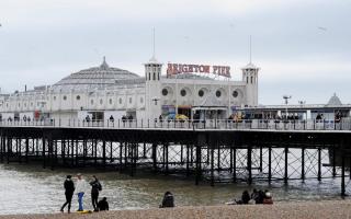 Brighton's Palace Pier has been included in the top ten UK attractions