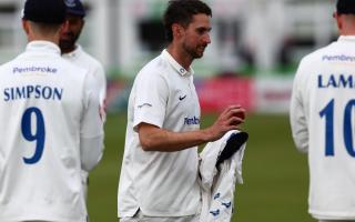 Fynn Hudson-Prentice's five-four was a highlight for Sussex at Leicestershire