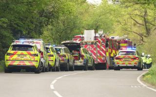 Updates as major road closed due to crash