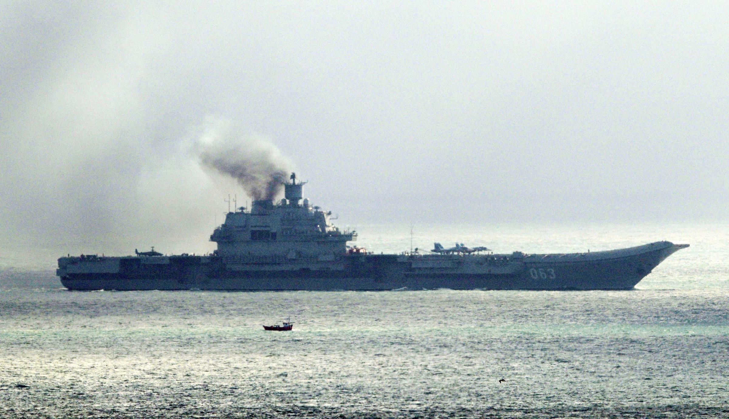 Russian flotilla watched by Royal Navy as it passes through Dover Strait