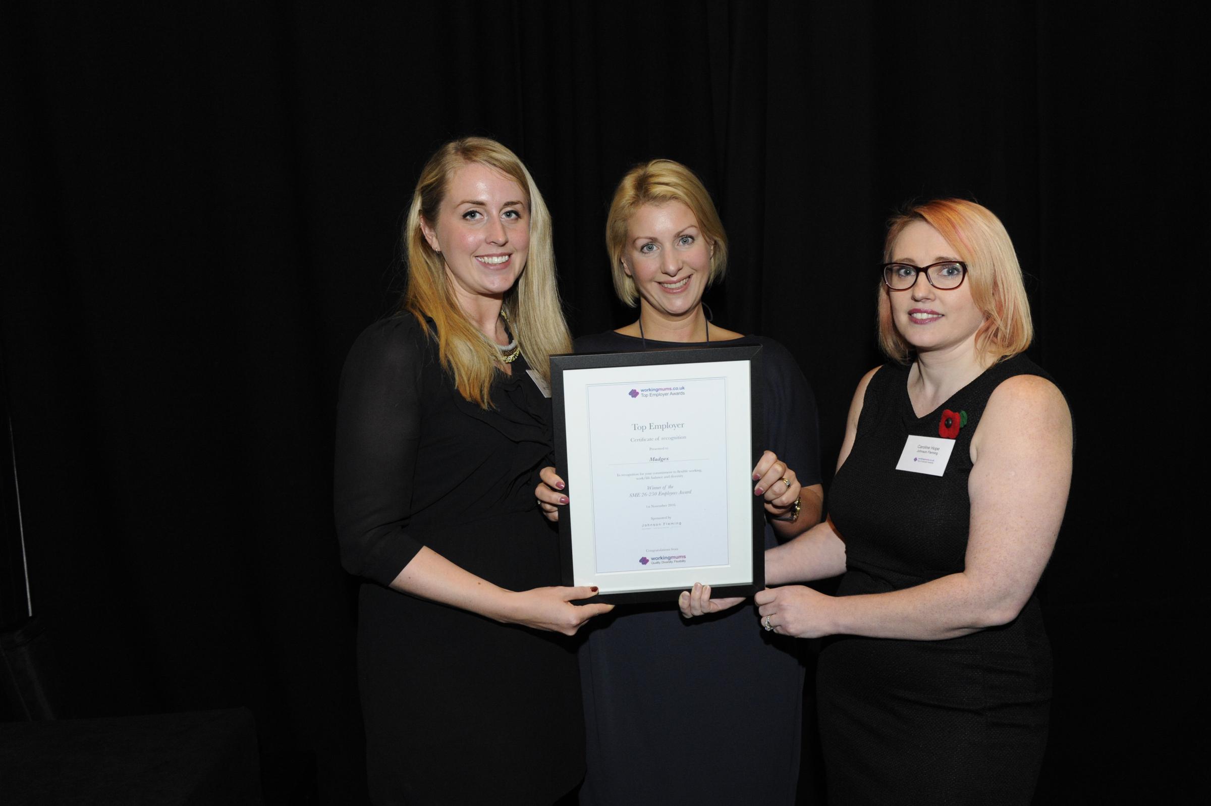 Working mums award for software company