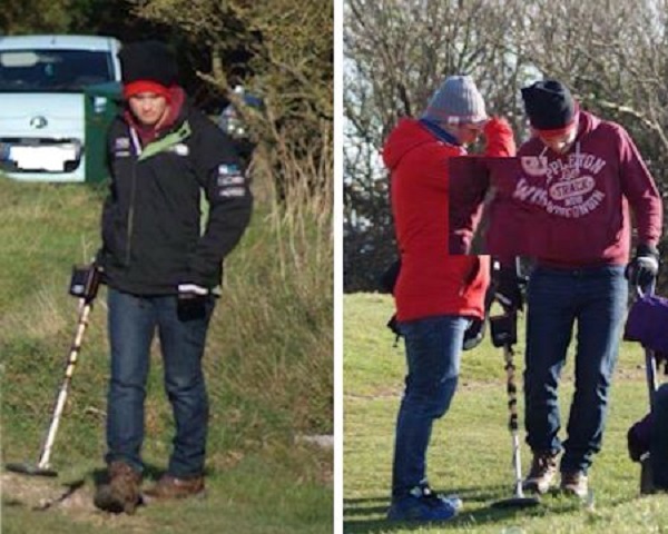 Police want to speak to two men over illicit metal detecting at site of downed war bomber