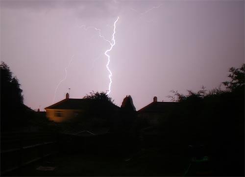Lightning over Eastbourne