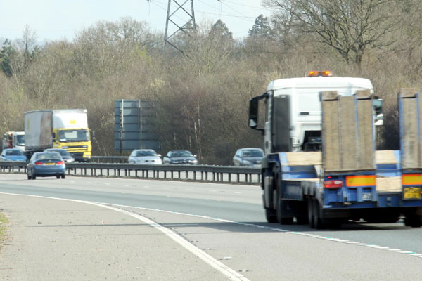 Part of A23 closed for repairs after Storm Doris damage