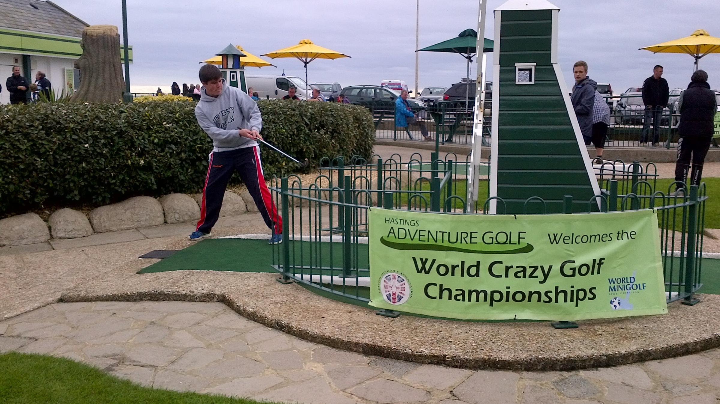 Top players at World Crazy Golf Championships