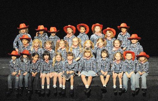 Children from St Peter’s Primary School rehearsing their "Let's Dance" routine at the Brighton Dome.