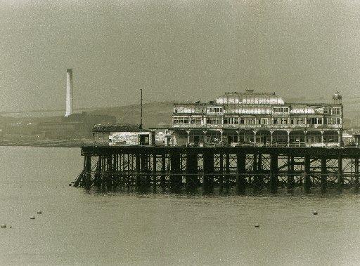 This picture from the Argus' archive shows the West Pier long before it was ravaged by fire