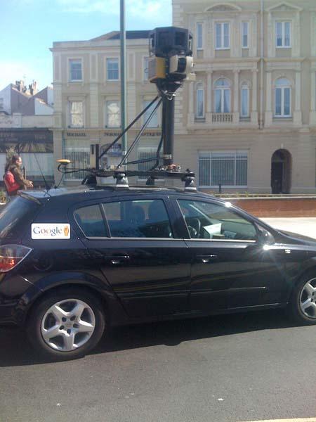 Twitter user CSFX caught the car in Palmeira Square, Hove on April 7.