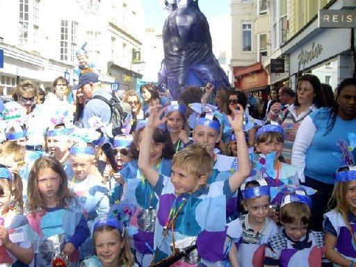 Wendy Wiltshire took this picture of Peacehaven Infants School’s contribution to the parade.