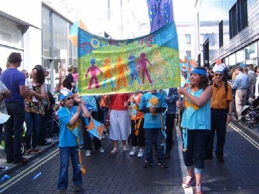 Downs View School at the parade. Picture by Andy Chisholm.