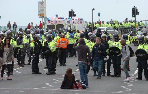 Brighton and Hove was hit by the biggest demonstration in more than 20 years today as Smash EDO took to the streets to protest against the EDO factory's involvement in arms production.