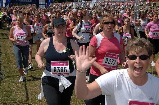 More than 7,500 women and girls did their bit for charity by taking part in the Cancer Research Race for Life in Brighton on July 4 and 5.
This year was the first time runners had the chance to opt for the 10km route around Stanmer Park on Saturday, or t
