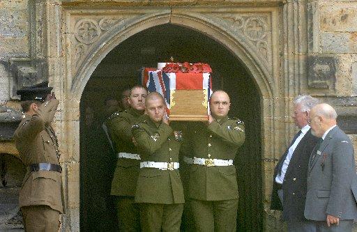 John Brackpool's funeral