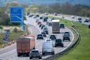 Drivers are being warned to expect long delays as millions of people embark on bank holiday getaways this weekend (Ben Birchall/PA)